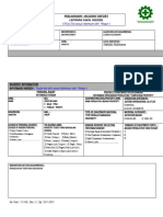 (Fill by Diisi Sesuai Ketentuan Oleh Pelapor) : Preliminary Incident Report Laporan Awal Insiden