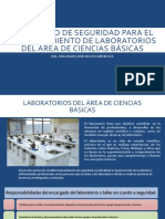 Protocolo de Seguridad para El Funcionamiento de Laboratorios