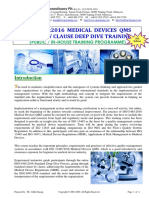 Iso13485:2016 Medical Devices Qms Clause by Clause Deep Dive Training