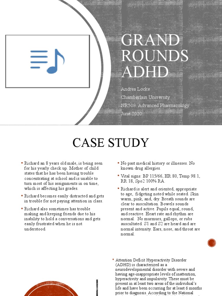 ADHD Case Study and Management Guide | PDF | Attention Deficit ...