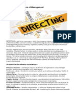 Directing – A Function of Management
