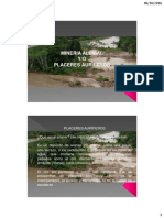 Mineria Aluvial Placeres Auriferos Caracteristicas PDF
