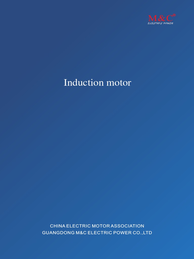 Induction Motor Guangdong M&C Electric Power Co.,Ltd China Electric