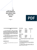 El Test de Inteligencia de Wechsler para Adultos Wais