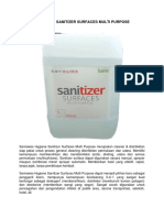 Saniswiss Sanitizer Surfaces Multi Purpose