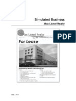 Simulated Business - Max Lionel Realty For Assessment Tasks