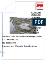 Contaminacion Minera en Bolivia en Cuerpos de Agua