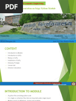 Presentation On Scipy Python Module