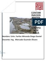 Contaminacion Minera en Bolivia en Cuerpos de Agua