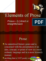 Elements of Prose