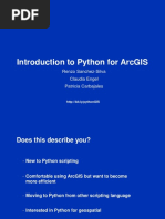 Intro To Python For ArcGIS Basic OLD