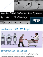 Health Information Systems: By: Amir EL-Ghamry