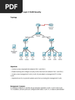 6.5.1.3 Packet Tracer - Layer 2 VLAN Security