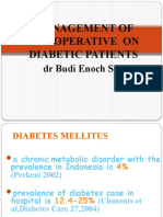 Management of Perioperative On Diabetic Patients: DR Budi Enoch SPPD