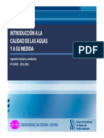 Isa - TEMA 11-PARTE 1-CALIDAD DEL AGUA-INTRODUCCION-2012-2013