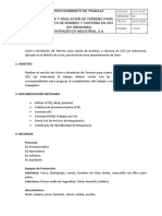 Procedimiento Corte y Nivelación de Terreno para Caseta de Bombeo y Cisterna en CD3 (Ex Indurama) PDF