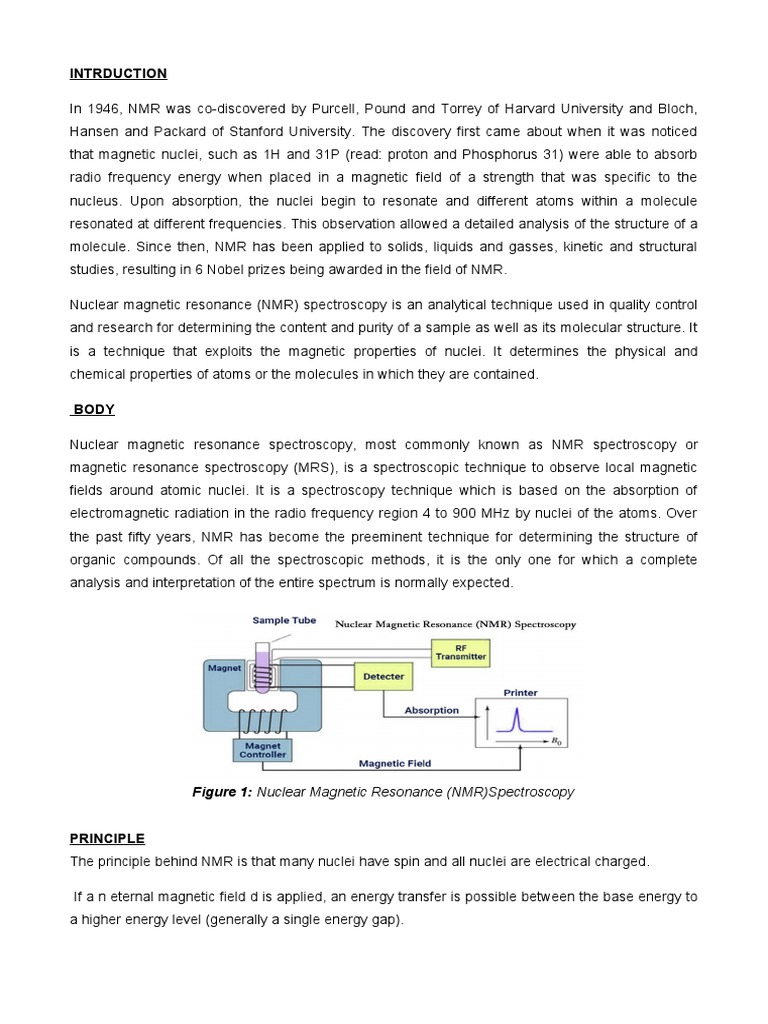 NMR Spectroscopy in Pharmaceutical Analysis PDF Nuclear