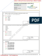 SSC CGL Question Paper With Answer Key 3 March 2020 1st Shift in English