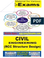 RCC Structures Design for SSC-JE/Railways