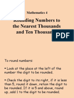 Math Q1 Lesson 5 Rounding Numbers To The Nearest Thousands and Ten Thousands
