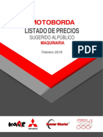 Lista de Precios Feb2019 PDF