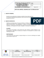 GUIA DE PROCEDIMENTOS LIMPIEZA-DESINFECION-ESTERILIZACION Por Auxiliares Marzo-17