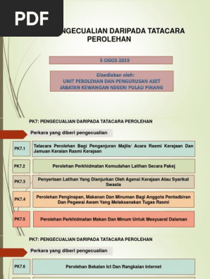 Pk 7 Pengecualian Tatacara Perolehan Pdf Pdf
