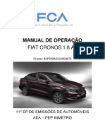 Manual operação Fiat Cronos 1.8 AT