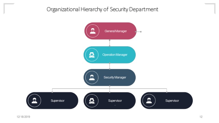 Organizational Hierarchy of Security Department | PDF