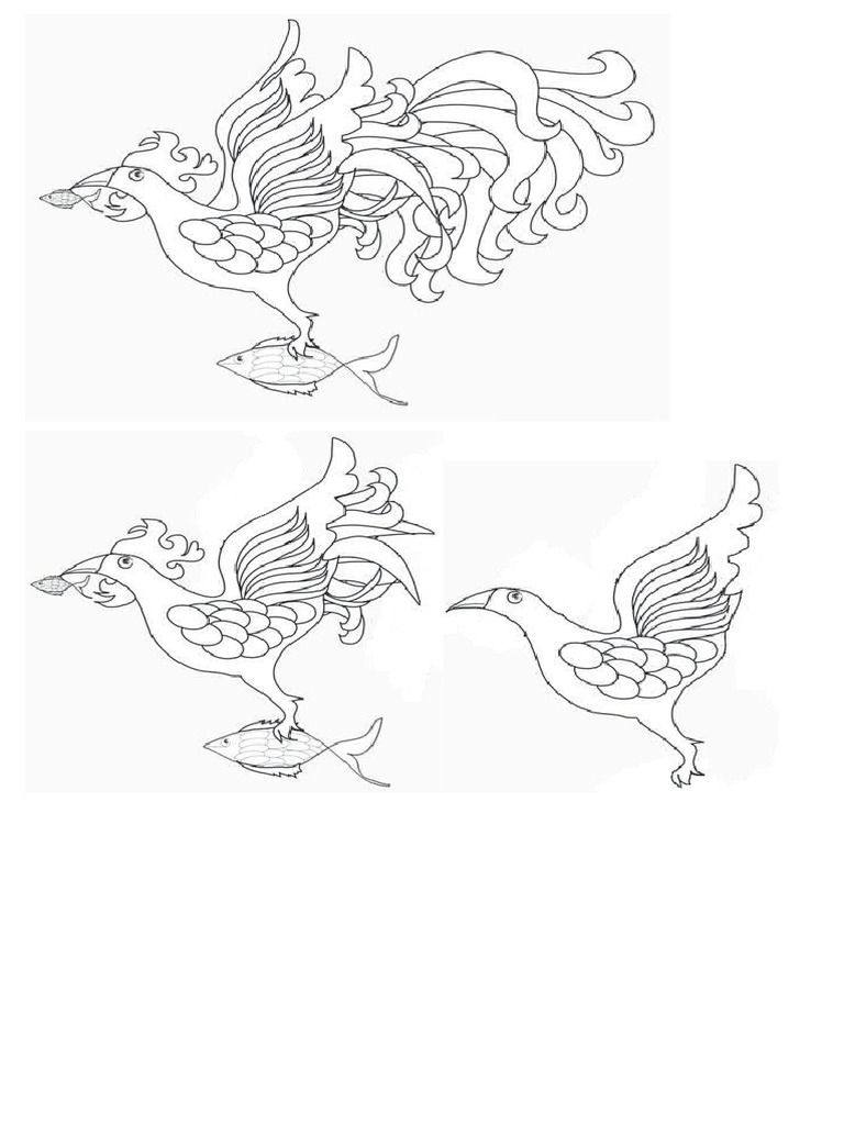 Sarimanok Layering Art Sketch To Be Printed 45 Copies PDF