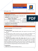 Material Safety Data Sheet: Diesel Oil (Multiple Type)
