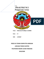 Praktikum 2 - Pengayaan Array