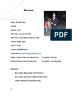 Student's Resume