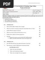 St. Francis Institute of Technology (Engg. College) : Internal Assessment Test-I