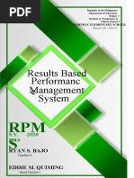 Results Based Performanc e Management System: RPM S