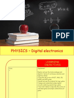 Physics 30 - Digital Electronics