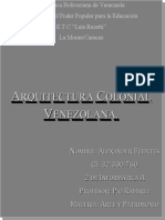 Arquitectura Colonial Venezolana