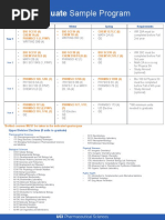 2019 Undergraduate Sample Program