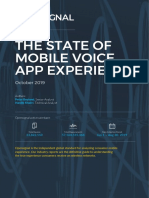 The State of Mobile Voice App Experience: October 2019