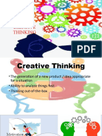 Creative Thinking in Classroom