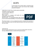 ACATS Shortened Life Cycle