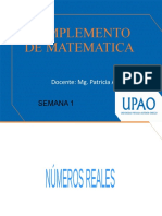 Complemento de Matematica: Semana 1