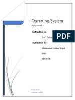 Operating System Assignment 3