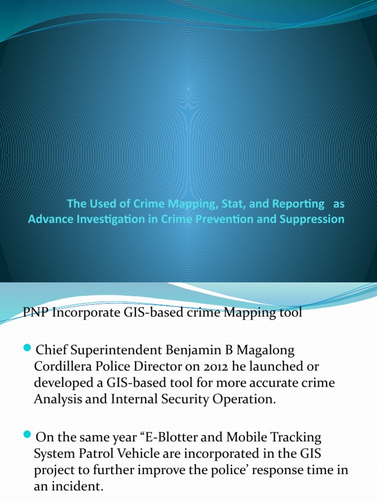 Crime Mapping As Strategic Prevention PDF Carjacking Crime & Violence