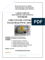 Control de velocidad PWM para motor DC