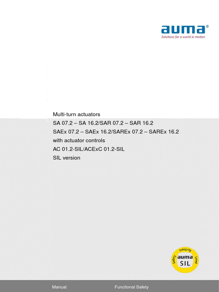 Auma SA User Manual | Download Free PDF | Electrical Engineering | Safety