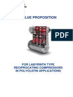 Value Proposition: For Labyrinth Type Reciprocating Compressors in Polyolefin Applications