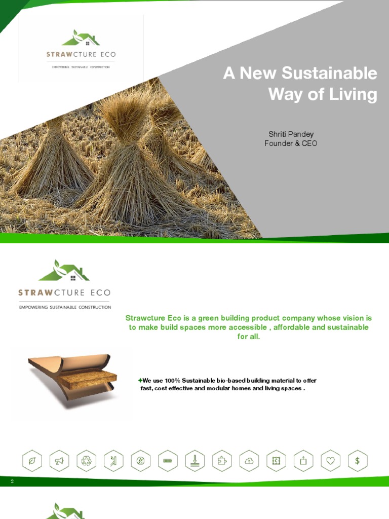 Strawcture Eco: Sustainable Building Solutions | PDF | Green Building ...