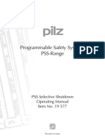 PSS Selective Shutdown Operating Manual