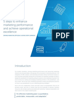 5 Steps To Enhance Marketing Performance and Achieve Operational Excellence